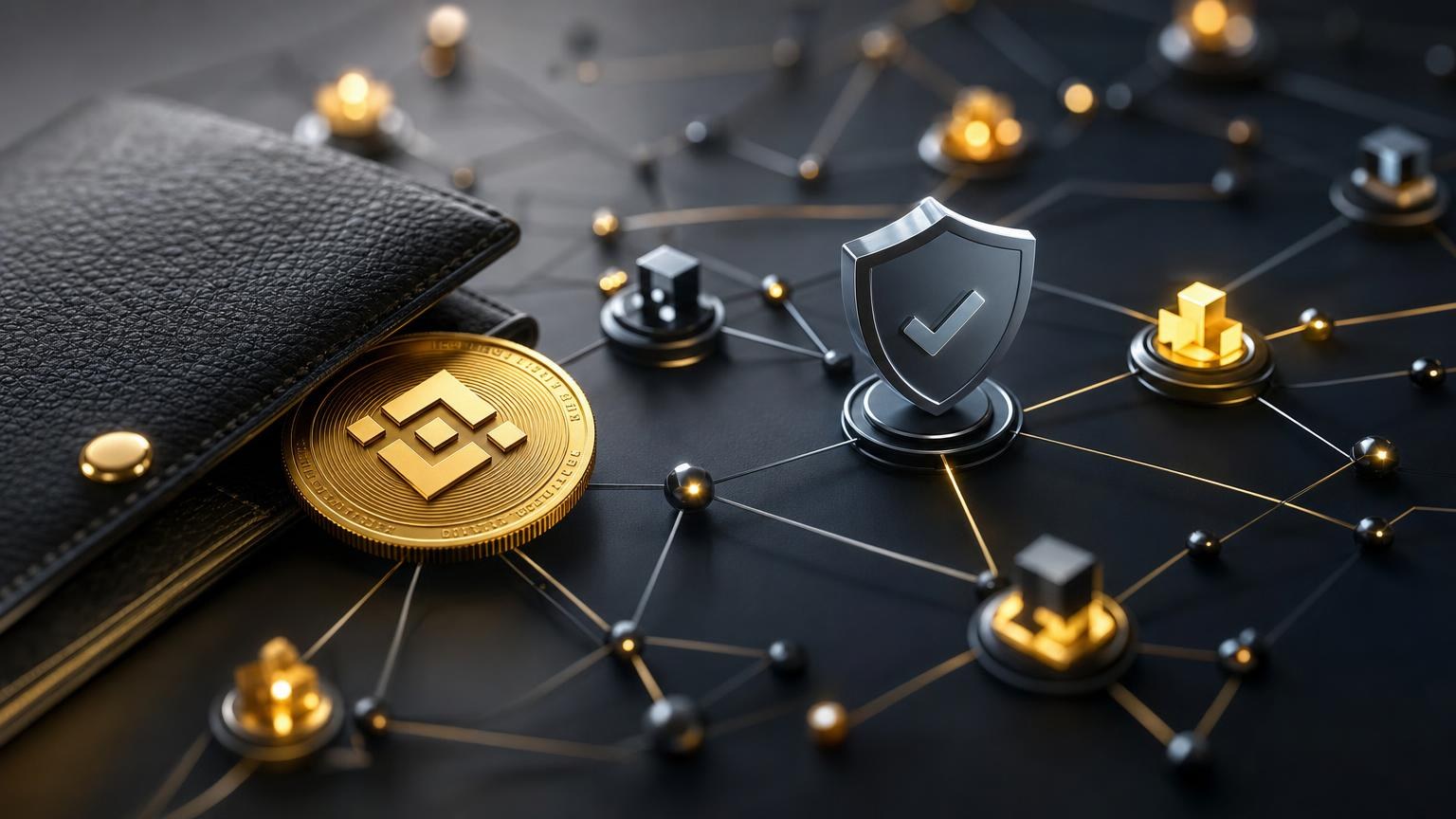 A user compares the BNB network, destination address, transaction amount, and exchange order details before approving a crypto transfer